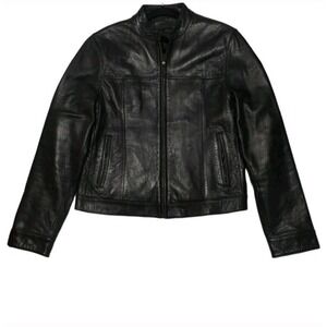 Vintage Ritz‎ USA Women's XL Soft Leather Jacket Grunge